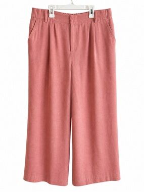 Halara Wide Leg Dress Pants 1X Dusty Pink High Rise Pull On Office Casual